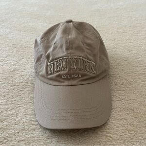 New York Tan embroidered Baseball Cap